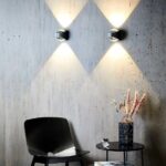 Loom Design - Απλίκα Τοίχου LED Saga IP65 Black - Image 8