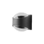 Loom Design - Απλίκα Τοίχου LED Saga IP65 Black