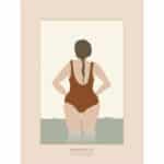 Vissevasse - Αφίσα 30x40cm Woman And Sea