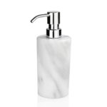 Andrea House - Αντλία Για Σαπούνι White Marble/Silver