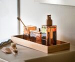 Andrea House - Γυάλινο Βάζο Μπάνιου Brown Glass - Image 3