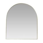Andrea House - Καθρεφτης Τοίχου Golden Arch Metal 60x2.5x70cm