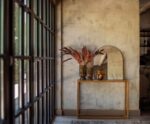 Andrea House - Καθρεφτης Τοίχου Golden Arch Metal 60x2.5x70cm - Image 3