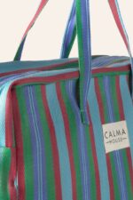 Calma House - Τσάντα Με Φερμουάρ Berlin Large Blue - Image 2