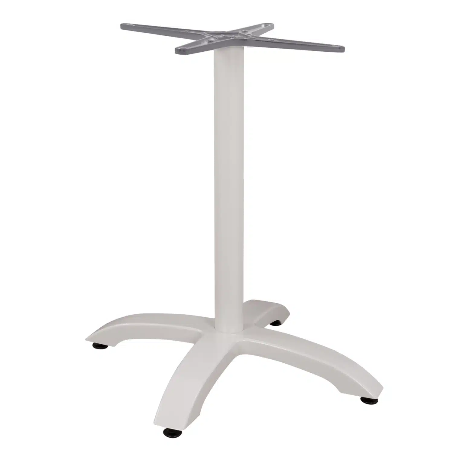basi-aloyminioy-fb946002-leyki-mat-66ch6 ΒΑΣΗ ΑΛΟΥΜΙΝΙΟΥ HM460.02 ΛΕΥΚΗ ΜΑΤ 66Χ66Χ72Υεκ. ΜΕ ΣΤΑΥΡΟ 48Χ48εκ. - Image 1