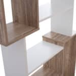 ΒΙΒΛΙΟΘΗΚΗ SHAY HM8768.01 85X22X140 ΛΕΥΚΟ - Image 7