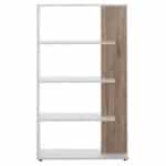 ΒΙΒΛΙΟΘΗΚΗ HARVEY HM8770 80X23X141 ΛΕΥΚΟ - Image 3