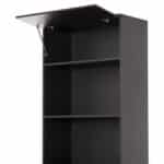 ΒΙΒΛΙΟΘΗΚΗ ΓΡΑΦΕΙΟΥ ΕΠΑΓΓΕΛΜΑΤΙΚΗ ROSEWOOD HM2089 ΜΕΛΑΜΙΝΗ ΓΚΡΙ-WENGE 80Χ40Χ200Υεκ. - Image 8
