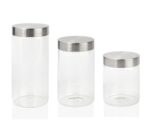Andrea House - Γυάλινο Δοχείο Με Καπάκι Inox 1400ml - Image 4