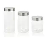 Andrea House - Γυάλινο Δοχείο Με Καπάκι Inox 700ml - Image 2