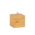 Andrea House - Κουτί Bamboo Με Καπάκι 9x9cm