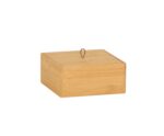 Andrea House - Κουτί Bamboo Με Καπάκι 15x15cm