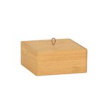 Andrea House - Κουτί Bamboo Με Καπάκι 15x15cm