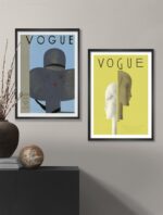 Brookpace Lascelles - Art Print Vogue February 20 1929 Με Κορνίζα Black Box - Image 3