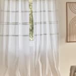 Calma House - Έτοιμη Κουρτίνα Inca White 140x280cm