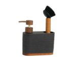 Andrea House - Αντλία Για Σαπούνι Κουζίνας Black Resin Acacia