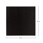 ΕΠΙΦΑΝΕΙΑ ΤΡΑΠΕΖΙΟΥ ΑΠΟ MDF 70Χ70 εκ. ΜΑΥΡΗ HM8438.02 - Image 2