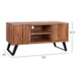 ΕΠΙΠΛΟ TV HM8177 FANSI ΑΠΟ ΜΑΣΙΦ ΞΥΛΟ ΑΚΑΚΙΑΣ ΦΥΣΙΚΟ 135Χ43Χ61,5Υεκ. - Image 2