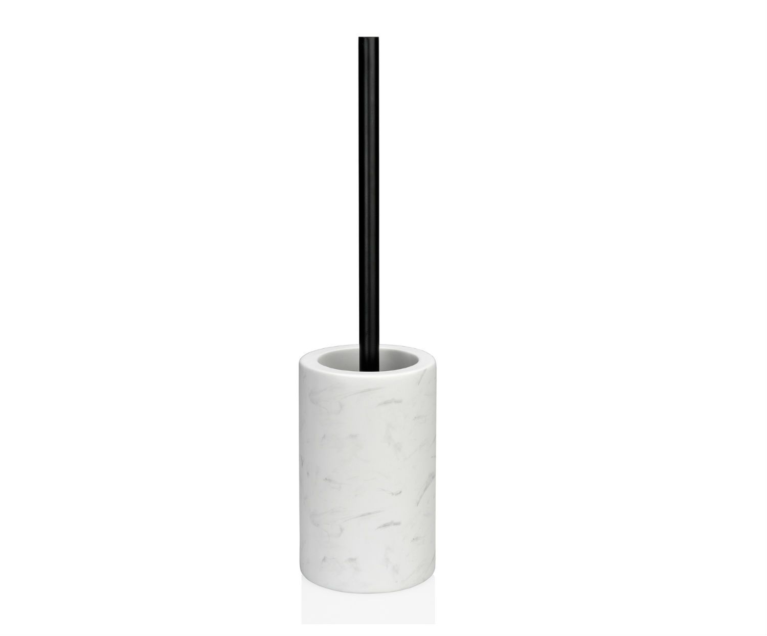 escobilla-bano-blanco-resina-moderno Andrea House - Κεραμικό Πιγκάλ Μπάνιου White Marble Effect - Image 1