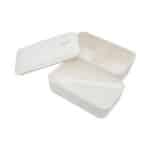 Takenaka - Bento Bite Box Dual White Από Ανακυκλωμένο PET 17,2 x 10,9 x 10,6cm - Image 2