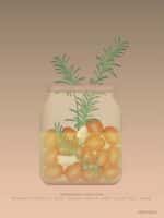 Vissevasse - Αφίσα 30x40cm Oven Baked Tomatoes