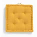 Calma House - Μαξιλάρι Δαπέδου Gavema Mustard 60x60x13cm
