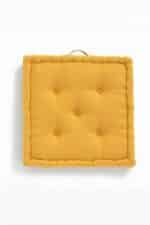 Calma House - Μαξιλάρι Δαπέδου Gavema Mustard 60x60x13cm