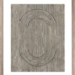 Brookpace Lascelles - Art Print Abstract Cedar Grooves I Με Ξύλινη Κορνίζα