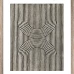 Brookpace Lascelles - Art Print Abstract Cedar Grooves II Με Ξύλινη Κορνίζα