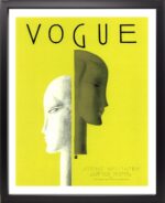 Brookpace Lascelles - Art Print Vogue February 20 1929 Με Κορνίζα Black Box