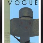Brookpace Lascelles - Art Print Vogue January 9 1929 Με Κορνίζα Black Box