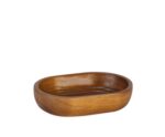 Andrea House - Οβάλ Ξύλινη Βάση Για Σαπούνι Rustic Acacia - Image 2