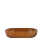 Andrea House - Οβάλ Ξύλινη Βάση Για Σαπούνι Rustic Acacia