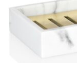 Andrea House - Βάση Για Σαπούνι White Modern Marble Effect - Image 2