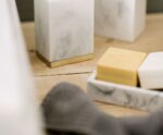 Andrea House - Βάση Για Σαπούνι White Modern Marble Effect - Image 3