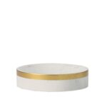 Andrea House - Βάση Για Σαπούνι Classic Marble Effect White