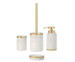 Andrea House - Βάση Για Σαπούνι Classic Marble Effect White - Image 2