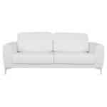 ΚΑΝΑΠΕΣ 3ΘΕΣΙΟΣ KENZIE HM3121.32 ΜΕ ΛΕΥΚΟ PU 190x81x81 εκ. - Image 3