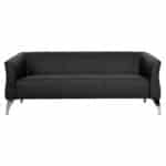 ΚΑΝΑΠΕΣ 3ΘΕΣΙΟΣ KIANA HM3122.31 ΜΕ ΜΑΥΡΟ PU 180x75x71 εκ. - Image 3