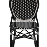 ΚΑΡΕΚΛΑ ΑΛΟΥΜΙΝΙΟΥ BAMBOO LOOK ΜΕ WICKER ΜΑΥΡΟ ΛΕΥΚΟ HM5792.02 46x60x96 εκ. - Image 10