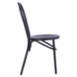 ΚΑΡΕΚΛΑ ΑΛΟΥΜΙΝΙΟΥ CONRAD ΤΥΠΟΥ ΒΙΕΝΝΗΣ ΜΑΥΡΟ RUSTY HM5557.01 42x52x88,5 εκ. - Image 4