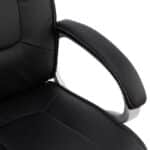 ΚΑΡΕΚΛΑ ΓΡΑΦΕΙΟΥ CHANDER ΔΙΕΥΘΥΝΤΙΚΗ HM1092.01 ΜΑΥΡΗ 50x69x118,5 cm - Image 9