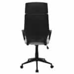 ΚΑΡΕΚΛΑ ΓΡΑΦΕΙΟΥ ANIVIA HM1073.21 ΓΚΡΙ & ΣΚΕΛΕΤΟ ΜΑΥΡΟ 64x61x127 cm - Image 4
