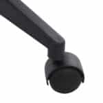ΚΑΡΕΚΛΑ ΓΡΑΦΕΙΟΥ ANIVIA HM1073.21 ΓΚΡΙ & ΣΚΕΛΕΤΟ ΜΑΥΡΟ 64x61x127 cm - Image 8