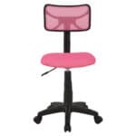 ΚΑΡΕΚΛΑ ΓΡΑΦΕΙΟΥ AKHILA HM1026.05 ΡΟΖ ΥΦΑΣΜΑ MESH 40,5x50,5x91,5 εκ. - Image 3