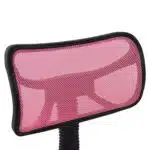 ΚΑΡΕΚΛΑ ΓΡΑΦΕΙΟΥ AKHILA HM1026.05 ΡΟΖ ΥΦΑΣΜΑ MESH 40,5x50,5x91,5 εκ. - Image 7