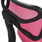 ΚΑΡΕΚΛΑ ΓΡΑΦΕΙΟΥ AKHILA HM1026.05 ΡΟΖ ΥΦΑΣΜΑ MESH 40,5x50,5x91,5 εκ. - Image 9