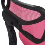 ΚΑΡΕΚΛΑ ΓΡΑΦΕΙΟΥ AKHILA HM1026.05 ΡΟΖ ΥΦΑΣΜΑ MESH 40,5x50,5x91,5 εκ. - Image 9