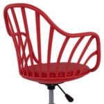 ΚΑΡΕΚΛΑ ΓΡΑΦΕΙΟΥ BECKY HM8457.04 ΣΕ ΚΟΚΚΙΝΟ ΧΡΩΜΑ 57Χ57Χ96 ΕΚ - Image 7