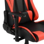 ΚΑΡΕΚΛΑ ΓΡΑΦΕΙΟΥ GAMING HM1062.01 SPEED ΜΑΥΡΟ ΚΟΚΚΙΝΟ PU 68,5 x 71,5 x 133,5 εκ. - Image 9